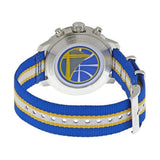 Tissot Quickster Chronograph NBA Golden State Warriors White Dial Two Tone NATO Strap Watch for Men - T095.417.17.037.15 Authentic Buy Shop Now