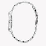 Guess Cubed Analog Silver Dial Silver Steel Strap Watch For Women - GW0606L1 Authentic Buy Shop Now