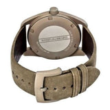 Emporio Armani Sportivo Quartz Silver Dial Brown Leather Strap Watch For Men - AR6079 Authentic Buy Shop Now