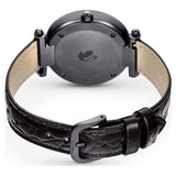 Swarovski Crystalline Wonder Black Dial Black Leather Strap Watch for Women - 5664311 Authentic Buy Shop Now