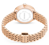 Swarovski Certa Crystals Silver Dial Rose Gold Steel Strap Watch for Women - 5672981 Authentic Buy Shop Now