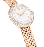 Swarovski Certa Crystals Silver Dial Rose Gold Steel Strap Watch for Women - 5672981 Authentic Buy Shop Now