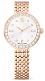 Swarovski Certa Crystals Silver Dial Rose Gold Steel Strap Watch for Women - 5672981 Authentic Buy Shop Now
