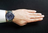 Tissot Quickster Chronograph Blue Dial Watch For Men - T095.417.11.047.00 Authentic Buy Shop Now