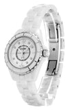 Chanel J12 Diamonds Quartz Mother of Pearl White Dial White Steel Strap Watch for Women - J12 H2570 Authentic Buy Shop Now