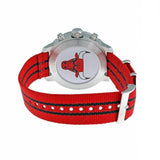 Tissot Quickster Chronograph NBA Chicago Bulls White Dial Red NATO Strap Watch For Men - T095.417.17.037.04 Authentic Buy Shop Now