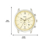 Fossil Neutra Chronograph White Dial Brown Leather Strap Watch for Men - FS5380 Authentic Buy Shop Now
