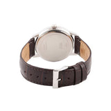 Guess Wafer Analog Blue Dial Brown Leather Strap Watch For Men - W0496G2 Authentic Buy Shop Now