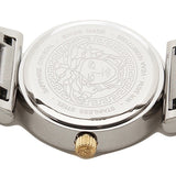Versace V Metal Icon Silver Dial Silver & Grey Strap Watch for Women - VLC120016 Authentic Buy Shop Now