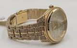 Michael Kors Lauryn Crystals Gold Dial Gold Steel Strap Watch For Women - MK3930 Authentic Buy Shop Now