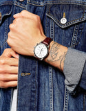 Hugo Boss Jet Chronograph Quartz Silver Dial Brown Leather Strap Watch For Men - HB1513280 Authentic Buy Shop Now
