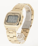 Fossil Retro Digital Gold Dial Gold Steel Strap Watch for Men - FS5843 Authentic Buy Shop Now