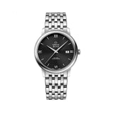 Omega De Ville Prestige Co-Axial Black Dial Silver Steel Strap Watch for Men - 424.10.40.20.01.001 Authentic Buy Shop Now