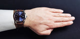 Tissot Gentleman Blue Dial Brown Leather Strap Watch For Men - T127.410.16.041.00 Authentic Buy Shop Now