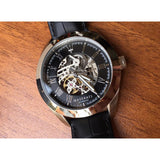 Maserati Traguardo Automatic Black Dial Black Leather Strap Watch For Men - R8871612001 Authentic Buy Shop Now