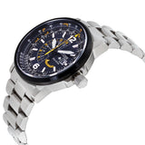 Citizen Promaster Nighthawk Eco Drive Navy Blue Dial Silver Steel Strap Watch For Men - BJ7006-56L Authentic Buy Shop Now