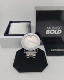 Movado Bold Silver Dial Silver Steel Strap Watch For Women - 3600084 Authentic Buy Shop Now