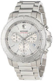 Movado Series 800 Chronograph Silver Dial Silver Steel Strap Watch For Men - 2600111 Authentic Buy Shop Now