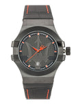 Maserati Potenza 3H STR Black Dial 42mm Leather Strap Watch For Men - R8851108010 Authentic Buy Shop Now