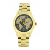 Michael Kors Layton Pave Blue Dial Gold Steel Strap Watch for Women - MK6243 Authentic Buy Shop Now