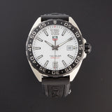 Tag Heuer Formula 1 Quartz White Dial Black Rubber Strap Watch for Men - WAZ1111.FT8023 Authentic Buy Shop Now
