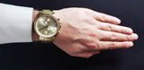 Tommy Hilfiger Daniel White Dial Gold Steel Strap Watch for Men - 1710415 Authentic Buy Shop Now