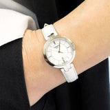 Tissot T Lady Flamingo White Dial White Leather Strap Watch For Women - T094.210.16.011.00 Authentic Buy Shop Now