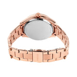 Fossil Rye Automatic Skeleton Rose Gold Dial Rose Gold Steel Strap Watch for Women - BQ3754