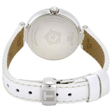 Tissot T Trend Flamingo Valentines Mother of Pearl White Dial White Leather Strap Watch For Women - T094.210.16.111.01 Authentic Buy Shop Now