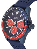 Guess Odyssey Analog Blue Dial Blue Rubber Strap Watch For Men - W1108G1 Authentic Buy Shop Now