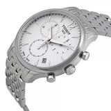 Tissot T Classic Tradition Chronograph White Dial Silver Steel Strap Watch For Men - T063.617.11.037.00 Authentic Buy Shop Now