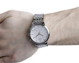 Tissot T Classic Tradition Chronograph White Dial Silver Steel Strap Watch For Men - T063.617.11.037.00 Authentic Buy Shop Now
