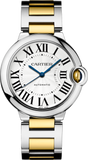 Cartier Ballon Bleu de Cartier Silver Dial Two Tone Steel Strap Watch for Women - W2BB0030 Authentic Buy Shop Now