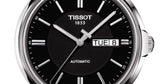 Tissot Automatics III Day Date Black Dial Black Leather Strap Watch For Men - T065.430.16.051.00 Authentic Buy Shop Now