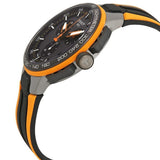 Tissot T Race Cycling Chronograph Black Dial Two Tone Rubber Strap Watch For Men - T111.417.37.441.04 Authentic Buy Shop Now