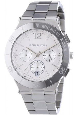 Michael Kors Wyatt White Dial Silver Steel Strap Watch For Women - MK5932 Authentic Buy Shop Now