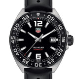 Tag Heuer Formula 1 Quartz Black Dial Black Rubber Strap Watch for Men - WAZ1110.FT8023 Authentic Buy Shop Now