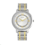 Guess Montauk Silver Dial Two Tone Steel Strap Watch for Women - W0933L5 Authentic Buy Shop Now