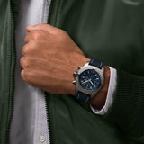 Breitling Avenger Chronograph 45mm Blue Dial Blue Calfskin Strap Watch for Men - A13317101C1X2 Authentic Buy Shop Now