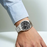 Citizen Tsuyosa Automatic Black Dial Silver Steel Strap Watch For Men - NJ0150-81E Authentic Buy Shop Now