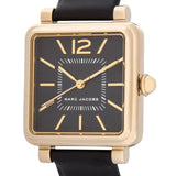 Marc Jacobs Vic Black Dial Black Leather Strap Watch for Women - MJ1522 Authentic Buy Shop Now
