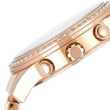 Guess Mini Spectrum Quartz Rose Gold Dial Rose Gold Steel Strap Watch For Women - W0122L3 Authentic Buy Shop Now