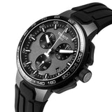 Tissot T Race Cycling Chronograph Black Dial Black Rubber Strap Watch For Men - T111.417.37.441.03 Authentic Buy Shop Now