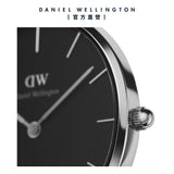 Daniel Wellington Classic Petite St Mawes Black Dial Brown Leather Strap Watch For Women - DW00100181 Authentic Buy Shop Now