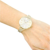 Marc Jacobs Sally Champagne Gold Dial Gold Steel Strap Watch for Women - MBM3363 Authentic Buy Shop Now
