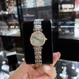 Emporio Armani Gianni T Bar Grey Dial Two Tone Steel Strap Watch For Women - AR1841 Authentic Buy Shop Now