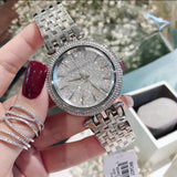 Michael Kors Darci Silver Dial Silver Steel Strap Watch for Women - MK3437 Authentic Buy Shop Now
