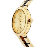 Michael Kors Garner Multifunction Gold Dial Two Tone Steel Strap Watch For Women - MK6471 Authentic Buy Shop Now