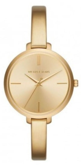 Michael Kors Jaryn Analog Quartz Gold Dial Gold Steel Strap Watch For Women - MK3546 Authentic Buy Shop Now