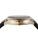 Gucci GG2570 Black Dial Black Leather Strap Watch For Men - YA142310 Authentic Buy Shop Now